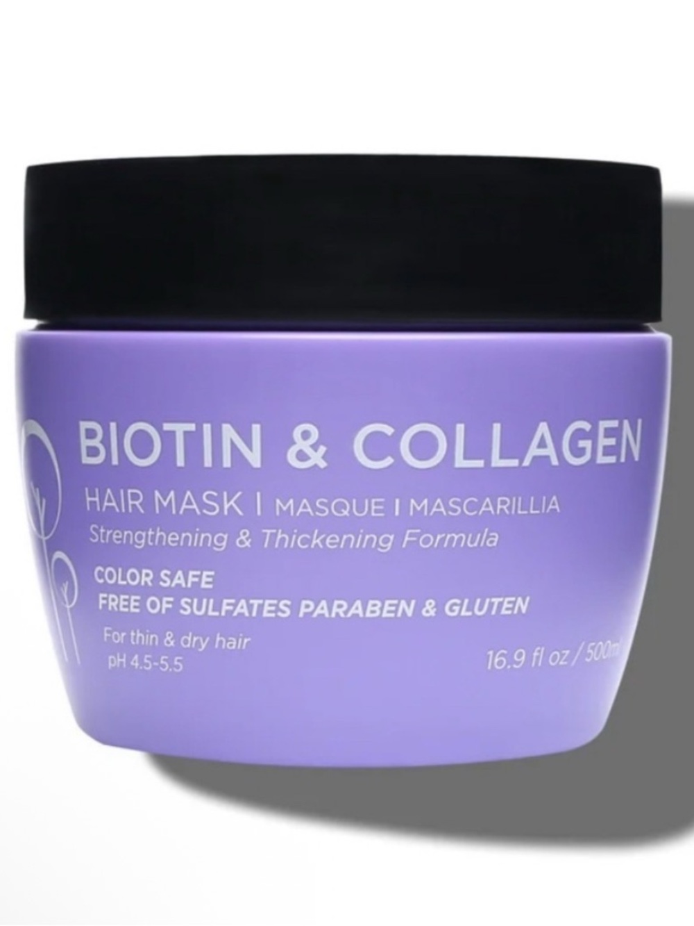 Luseta Biotin & Collagen Hair Mask 3.38fl.oz./100ml Thicker Fuller Hair